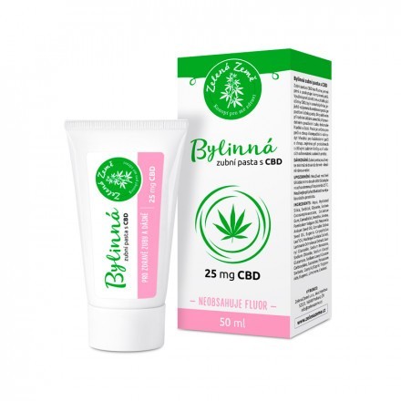 Bylinná zubní pasta s CBD 50 ml