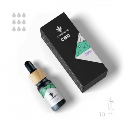 CBD Cannapio 20 % - přírodní full-spectrum olej 10 ml