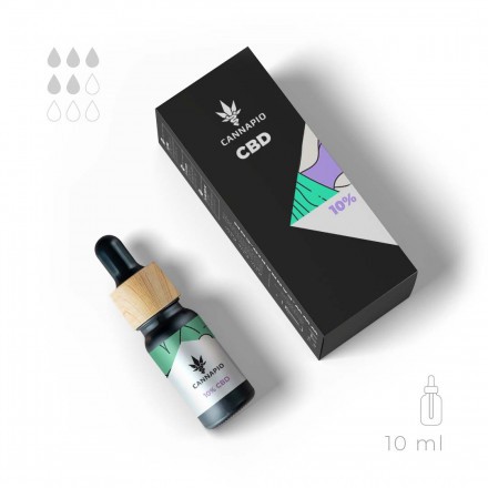 CBD Medical 10% - přírodní full-spectrum olej 10 ml Cannapio