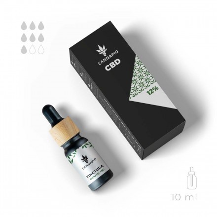 CBD Tinctura Infinit 12% - přírodní full-spectrum olej 10ml Cannapio