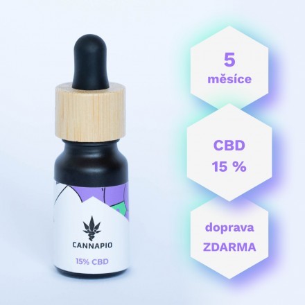 CBD předplatné Fullspectrum 15 % - 5 měsíců