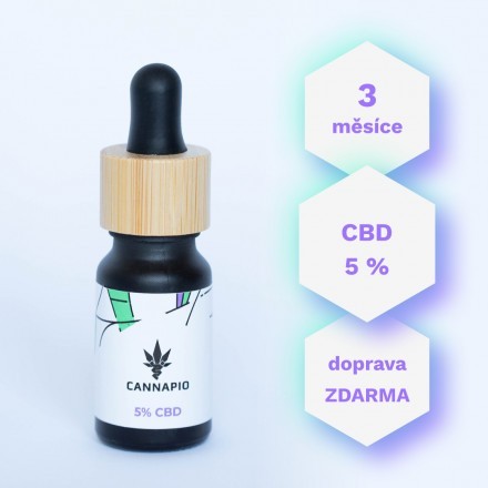 CBD předplatné Fullspectrum 5 % - 3 měsíce