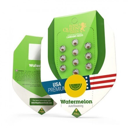 Watermelon Automatic - feminizovaná a samonakvétací semínka 10ks Royal Queen Seeds