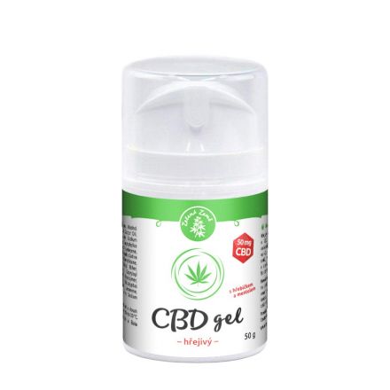 Zelená Země CBD hřejivý gel 50 g