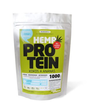 Konopný protein kokos s ananasem 1kg